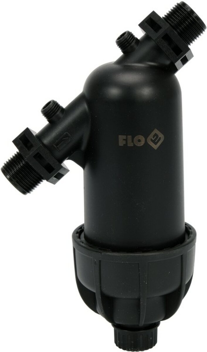 FLO Фільтр водяний для зрошувальних систем з гвинов. приєднанням- 3/4" фільтр- 130 мкм, 0,8 MPa  | 8
