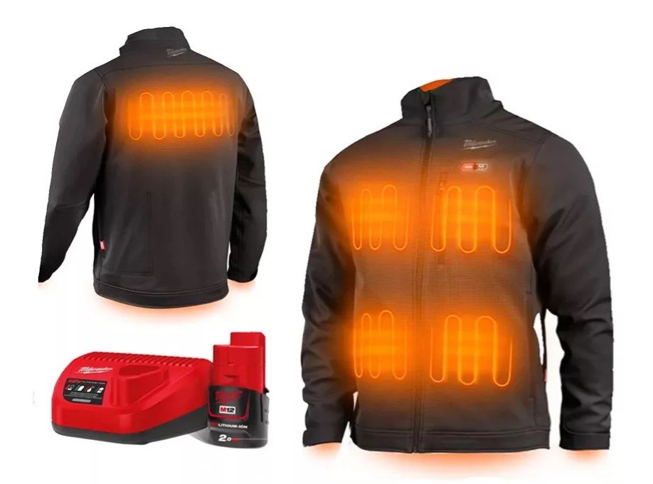 MILWAUKEE Куртка с подогревом размер "S"M12HJBL5-201 + з/у + аккумулятор | 4932492942