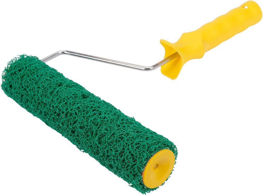 VOREL Валик з ручкою для декоративної штукатурки l= 230 мм Ø= 55 мм, тримач Ø= 6 мм  | 09445