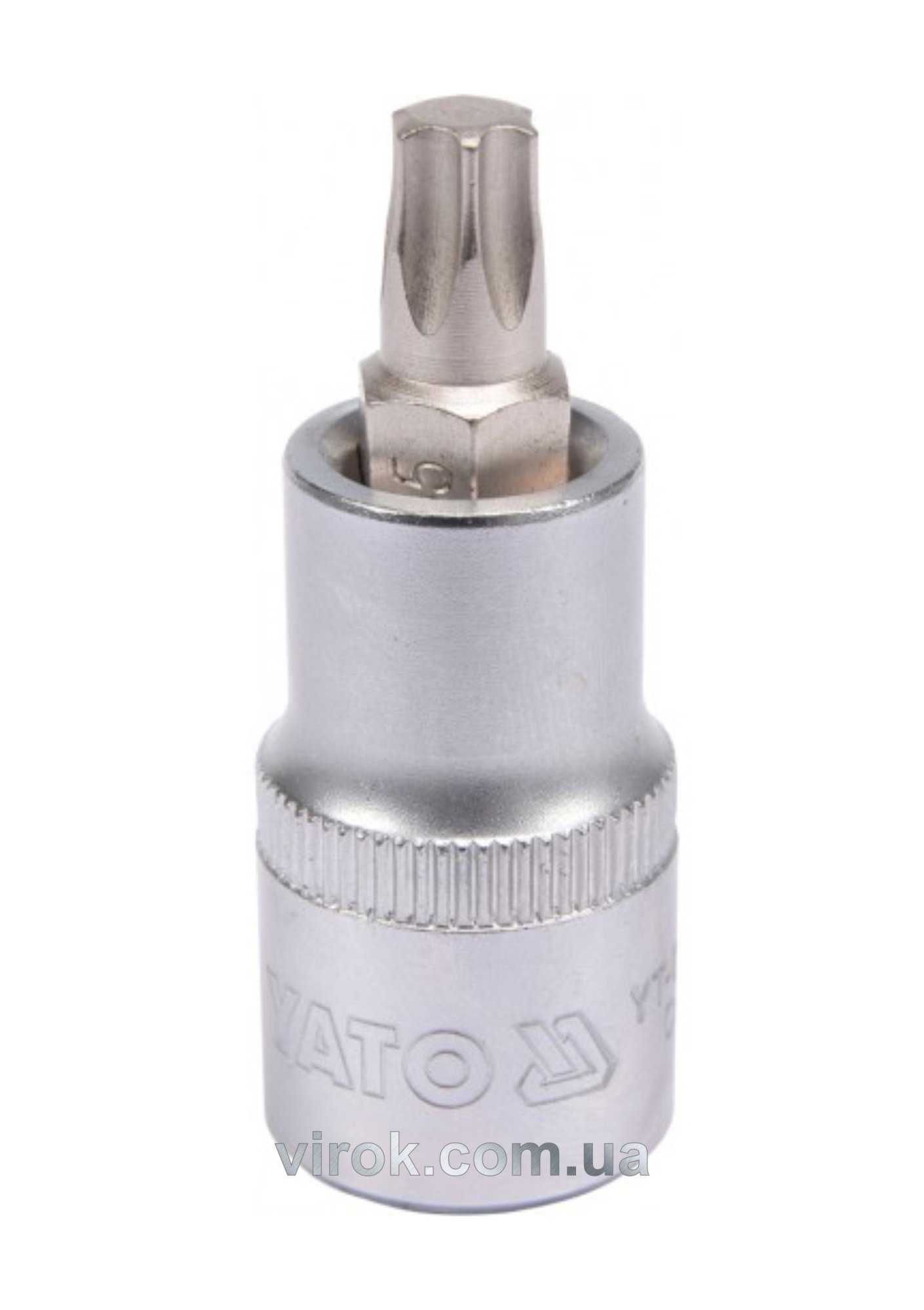 YATO Головка торцева до квадрату 1/2" YATO з насадкою "TORX" Т45, L= 55 мм  | YT-04315