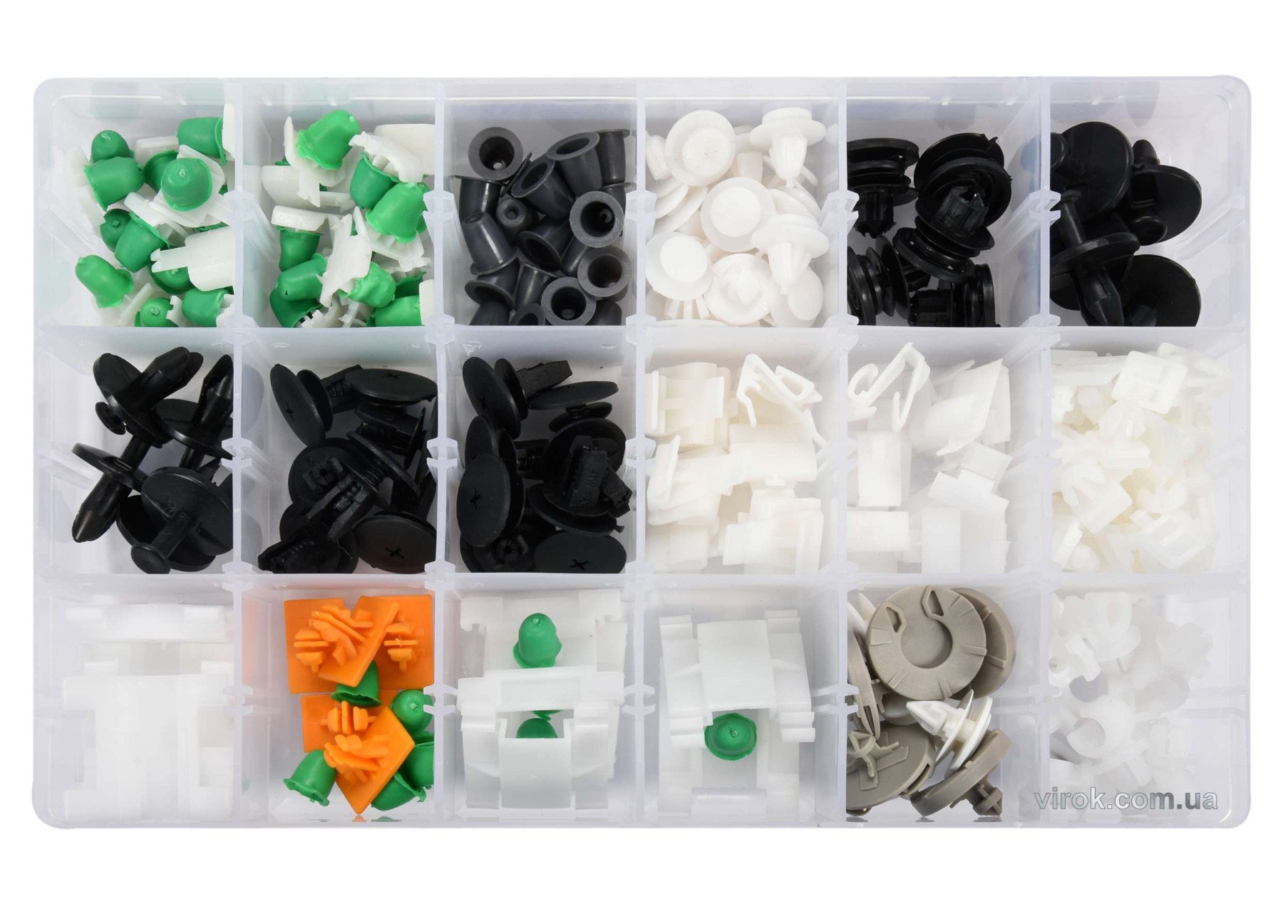 YATO Шпинки для автосалоної обшивки AUDI YATO, різні, 12 типорозмірів, 160 шт.  | YT-06664