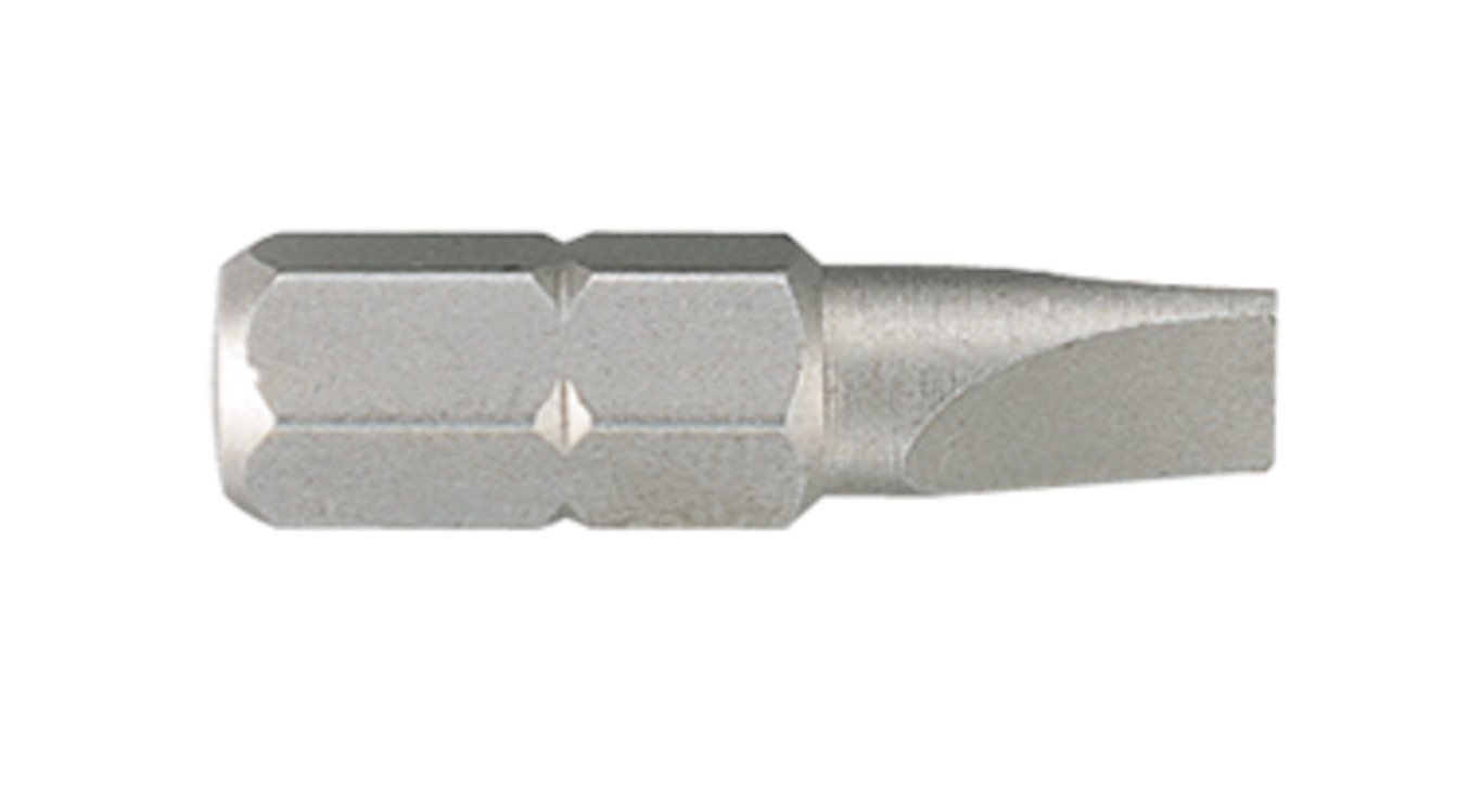 KING TONY Бита торцевая 1/4" SL 4.0*0.5 L=25мм (уп.20) | 102504S1