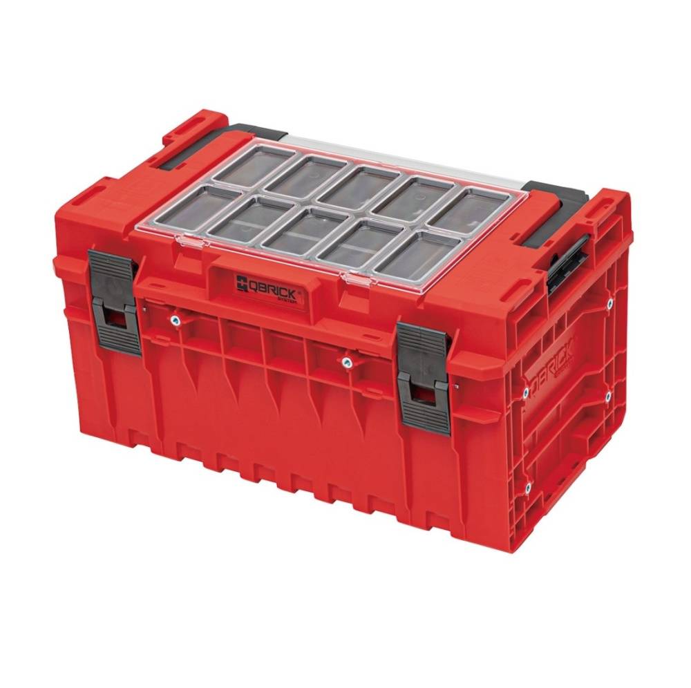 QBRICK SYSTEM Ящик для інструментів ONE 350 2.0 EXPERT RED ULTRA HD CUSTOM (585х385х322мм) (59012382