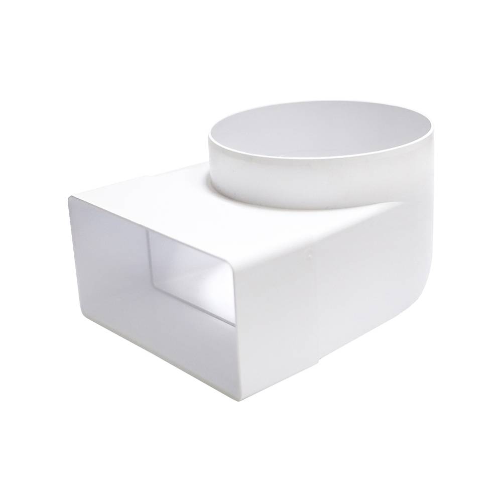 Коліно 90° для плоских і круглих каналів, 55х110 мм/d 100 мм Air | 61-630