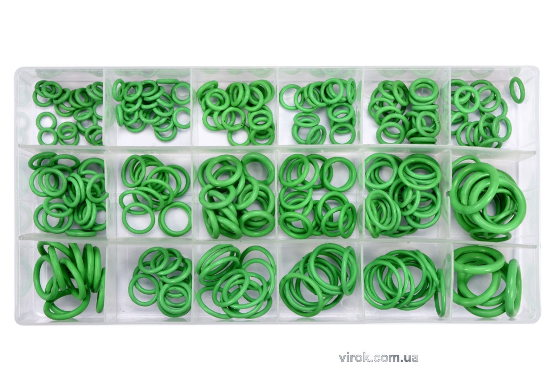 YATO Набір гумових прокладок різних розмірів YATO : з акрилонітрилового каучука, 270 шт  | YT-06879