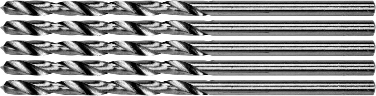 YATO Свердло по металу PREMIUM YATO: HSS 4241, до нержав. і високолегов. сталі,литва,Ø=2.5х60мм, 5шт