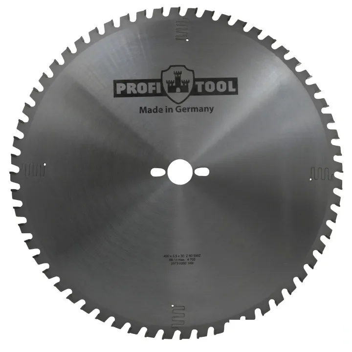 Диск пиляльний 400х3,5х2,5х30 мм, Z=60, зуб S-WZ (Super-ATB) нахил зубця 10° PROFITOOL 2140004