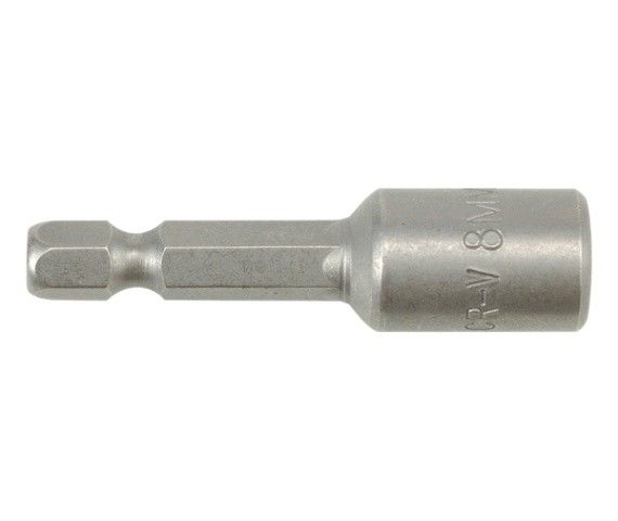YATO Насадка торцева магнітна 6-гранна YATO : HEX M8 x 48 мм, HEX Ø= 1/4"  | YT-1513