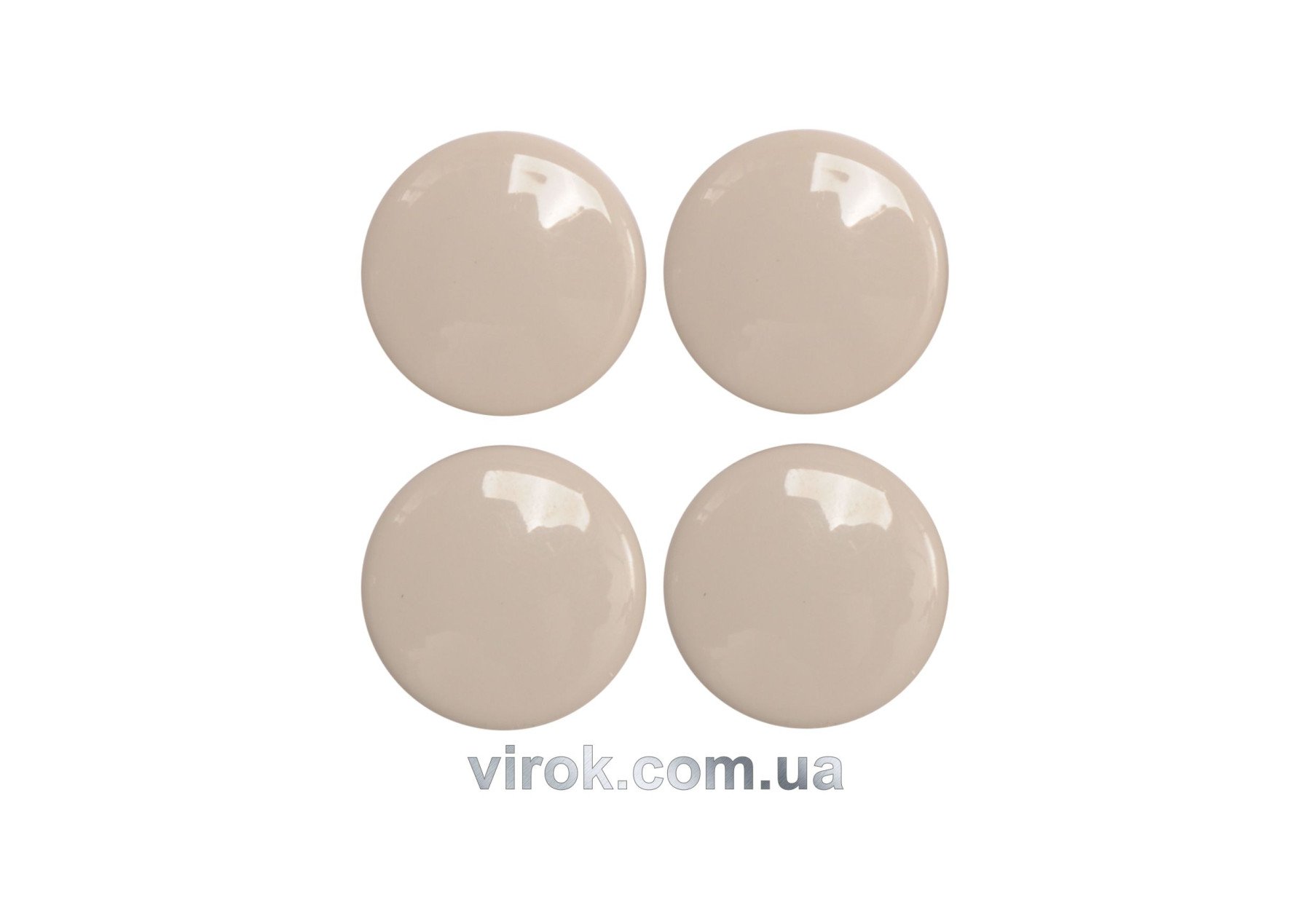 VOREL Наб. пластик. протект. 38мм/4шт-белые 74933