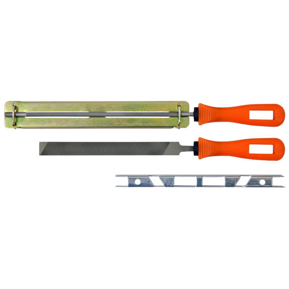 Набір для заточки ланцюгових пил, 2 напилки, 2 направляючі Technics | 42-325