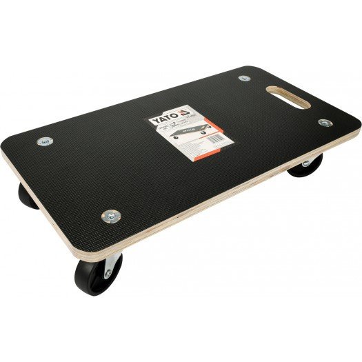 YATO Візок-платформа YATO 575х 300х 18 мм на 4 колесах Ø= 75 мм, навантаж.- 200 кг, h= 110 мм  | YT-