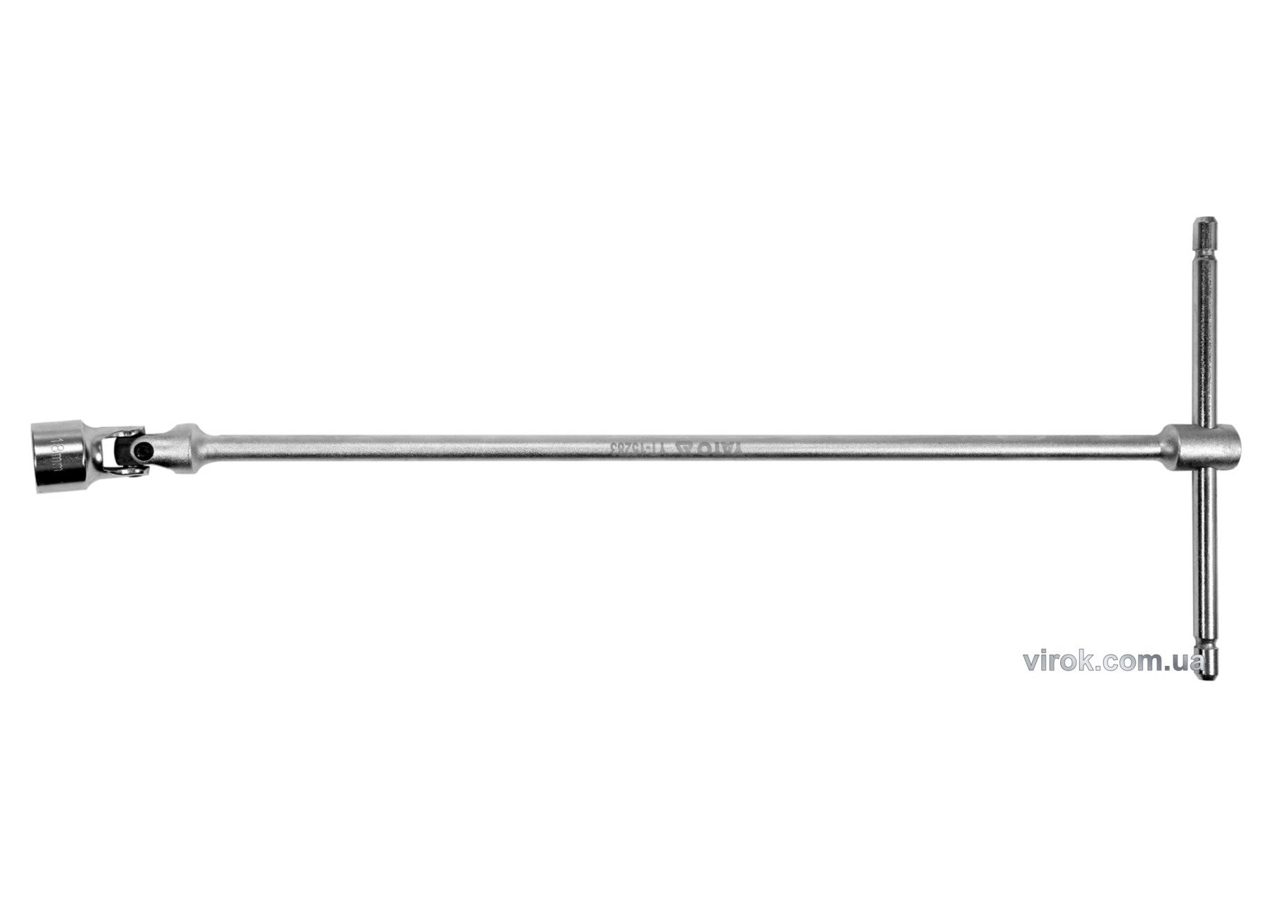 YATO Ключ Т-подібний YATO з торцевою головкою М18 мм на кардані; 180 х 450 мм  | YT-15283