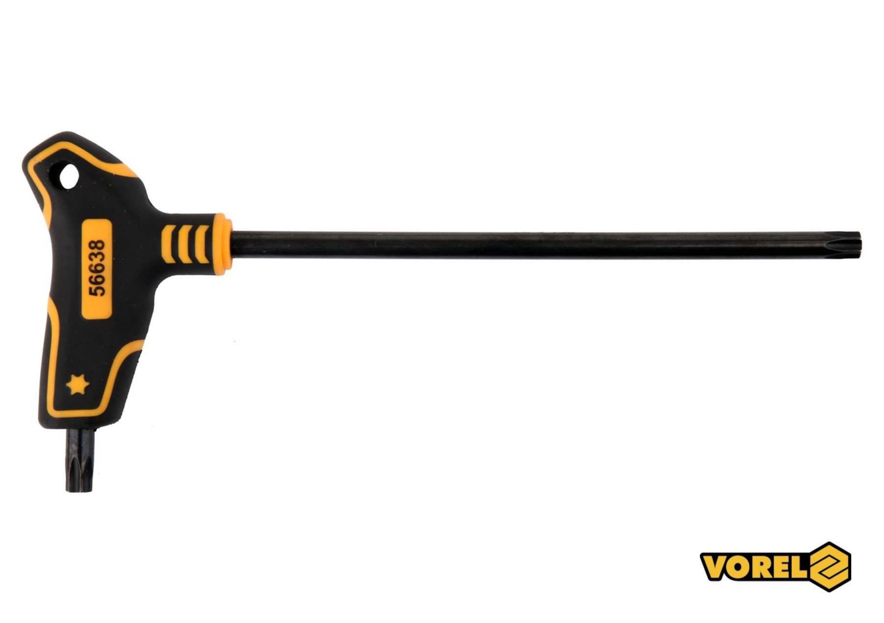 VOREL Ключ TORX : тип "Т", Т50 x 200 x 115 мм, Cr-V 6150  | 56638