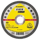 Круг відр. А60N Supra 125х1,0х22 alum. Klingspor