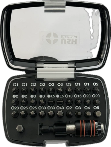 Набір насадок викруткових Industry USH: з тримачем, PH, PZ, SL, TX, HEX, 32 ел