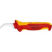 KNIPEX Нож для удаления оболочки кабеля с секторными жилами Knipex, 190 мм 98 53 13 | 98 53 13