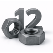 Гайка DIN 934 M12 12 цинк платковий