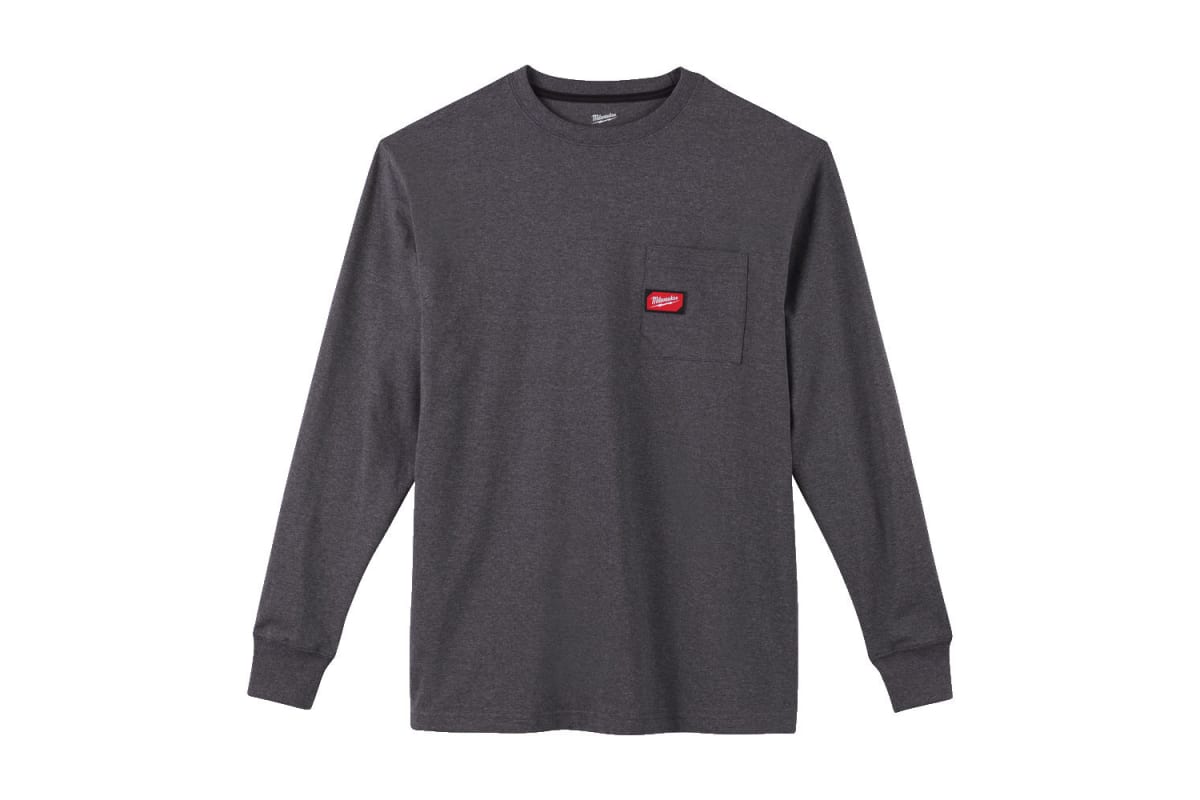 MILWAUKEE Футболка с длинными рукавами WTLSG-XXL серая 4933478241 | 4933478241