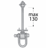 Domax MHD 130 Крепление для качелей 130, M12
