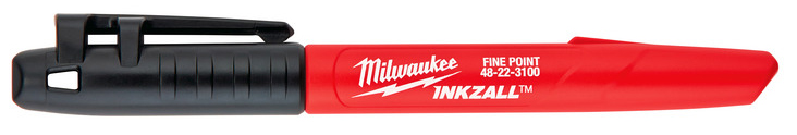 MILWAUKEE Маркер для будмайданчика InkZAll , тонкий, чорний | 48223100