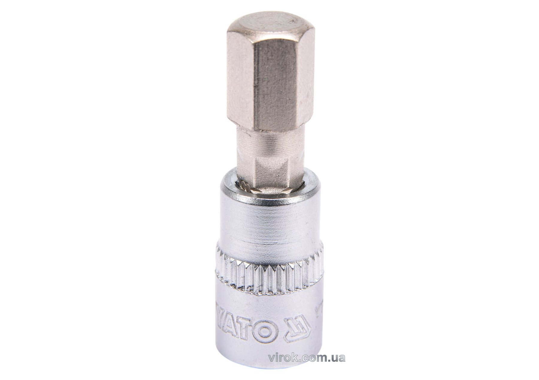 YATO Головка торцева з насадкою HEX YATO : квадрат 1/4". HEX M8, L= 37 мм  | YT-04375