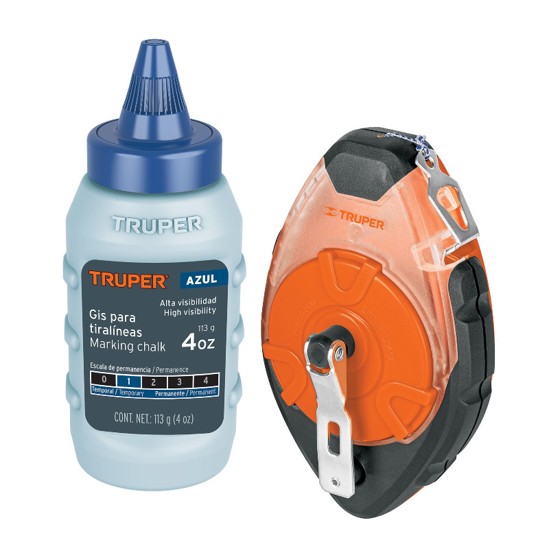 TRUPER TL-100 Набір для розмітки, крейдяний, пластик синій 30м