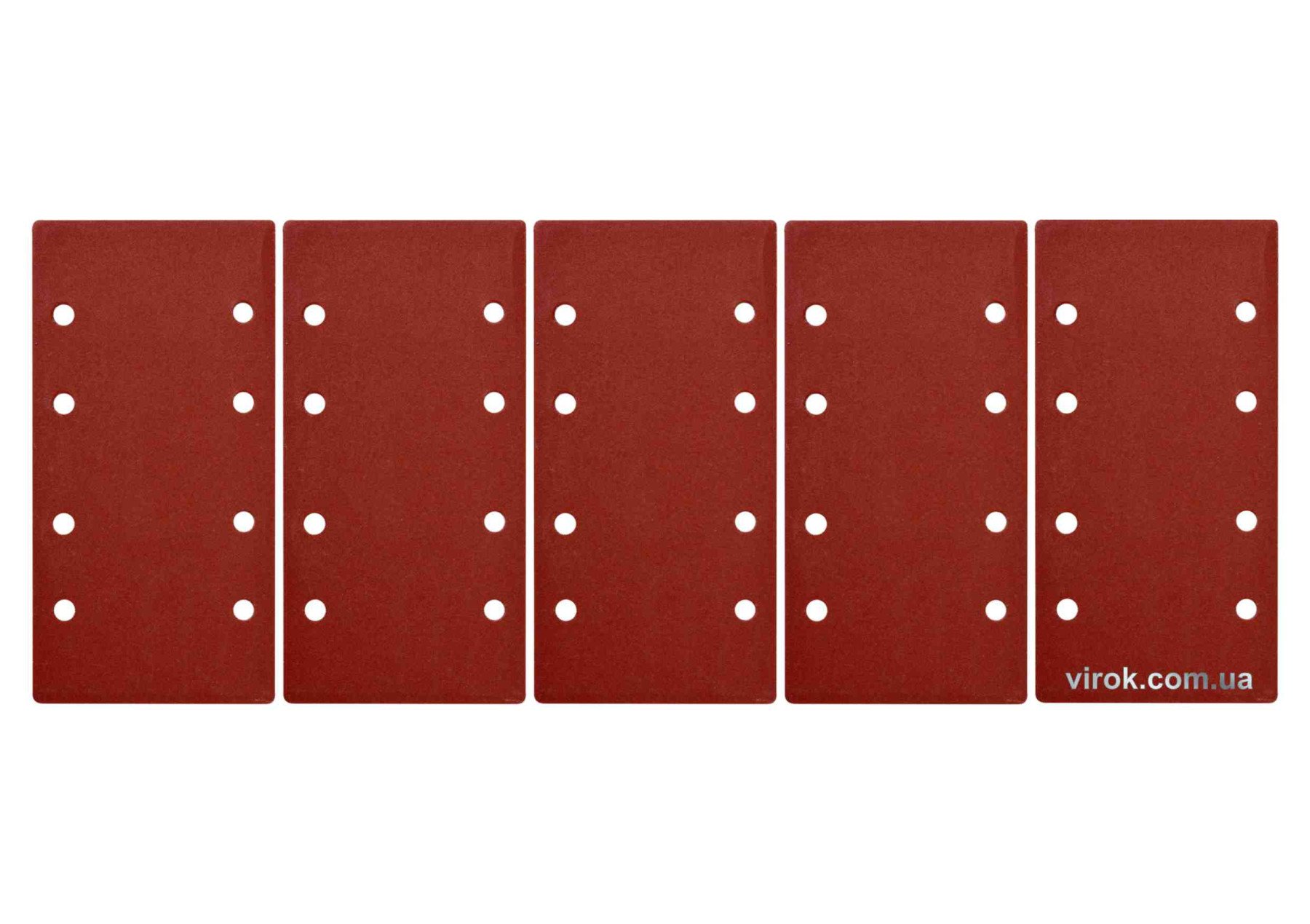 YATO Папір шліфувальний з липучкою YATO: 93 х 187 мм, Р80, до YT-82230, 5 шт  | YT-83802