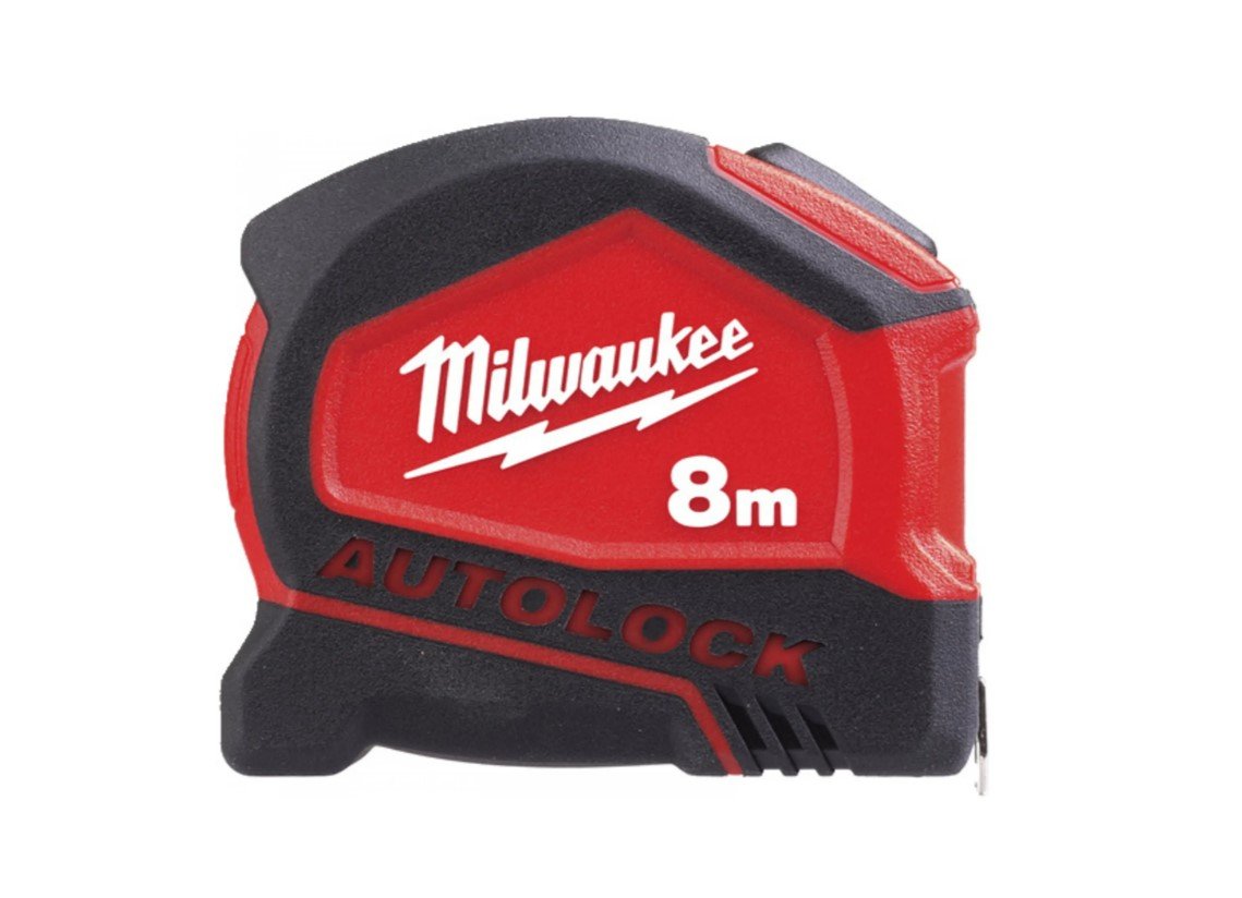 MILWAUKEE Рулетка метрична AUTOLOCK, 8м/26фт (25мм) | 4932464666