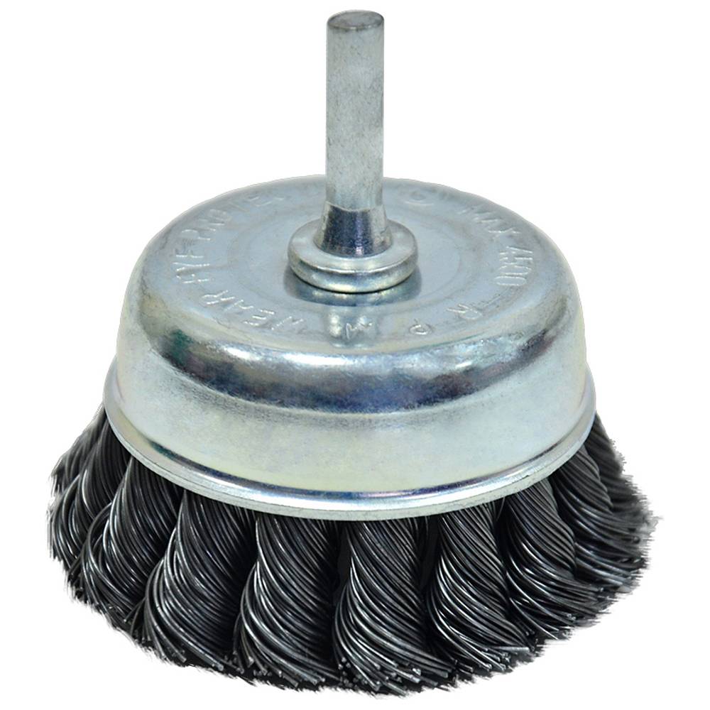 Щітка крацовка Чашка закручена зі шпилькою, 75мм Spitce | 18-171