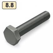 Болт DIN 933 M8x20 8,8 цинк платковий