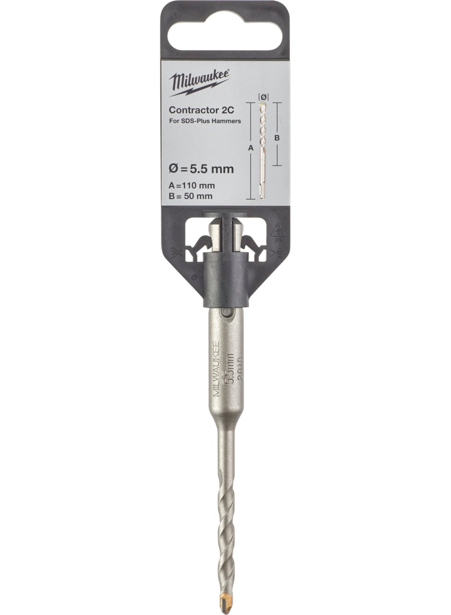 MILWAUKEE ACC Бур SDS+ CONTRACTOR 5.5x110  | 4932471215