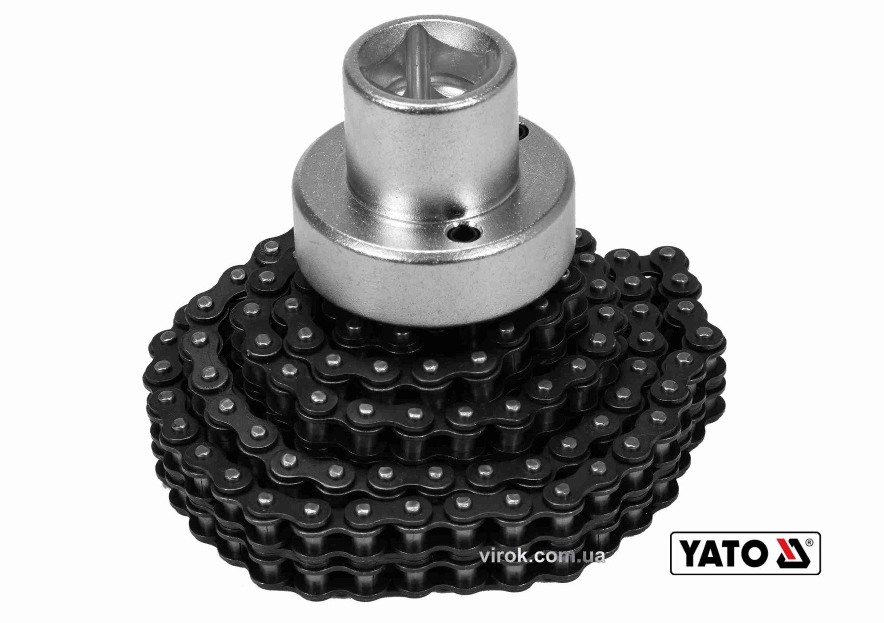 YATO Ключ до оливного фільтру ланцюговий YATO : квадрат- 1/2", Ø=75-170 мм, Cr-V  | YT-08254