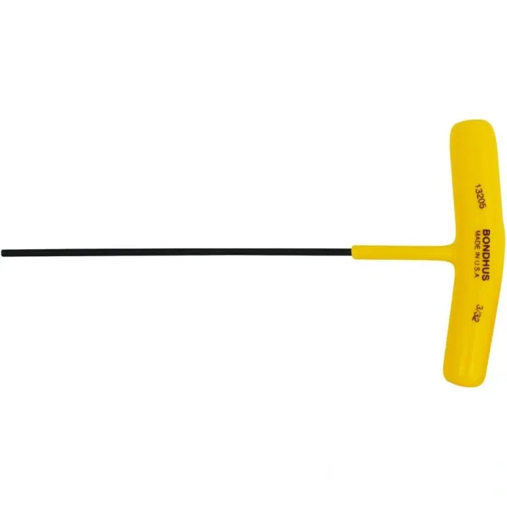 Отвёртка BONDHUS ( БОНДХУС ) Т-образная шестигранна сферическая 3/32 155 мм