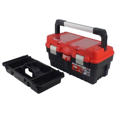 QBRICK SYSTEM Ящик для инструмента S500 CARBO RED 18,5" (462x256x242mm) | SKRS500FCPZCZEPG001