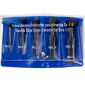 KNIPEX Набір екстракторів RENNSTEIG, 5шт у м'якому конверті з кишенями, 471 900 3 | 9R 471 900 3