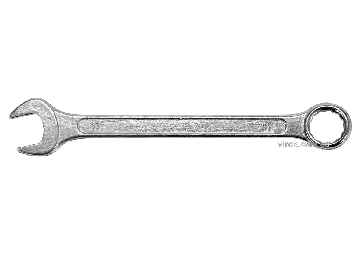 STHOR Ключ ріжково - накидний : М 17 мм, з вуглецевої сталі  | 51051