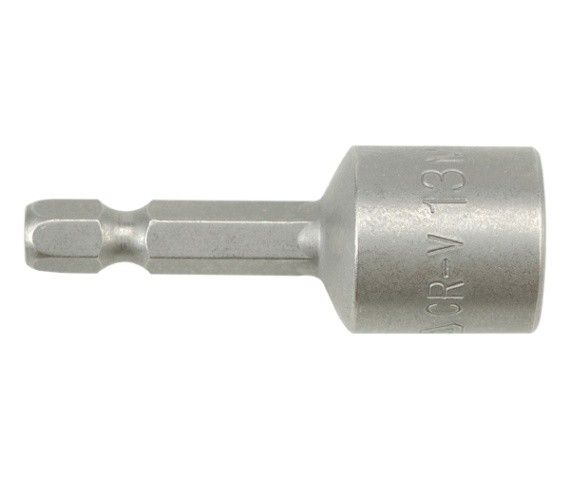 YATO Насадка торцева магнітна 6-гранна YATO : HEX М13 x 48 мм. HEX Ø= 1/4"  | YT-1508