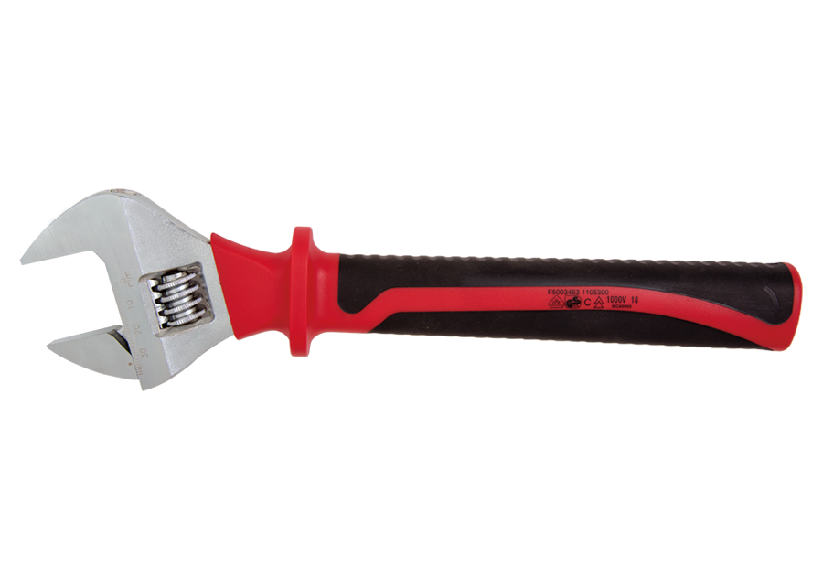 KING TONY VDE Ключ разводной 12" | 3611VE-12