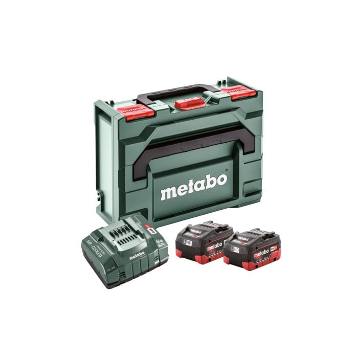 Набір акумуляторів + зарядка Metabo 685077000 (18 В, 2х5.5 А*год, ASC 145, metaBOX 145)