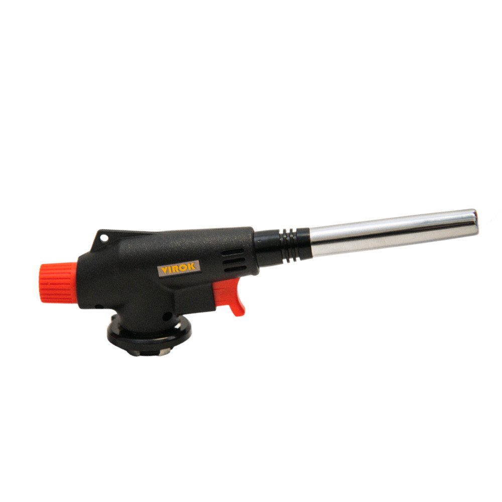 Пальник газовий VIROK з цанговим (швидким) з'єднанням, Piezo
