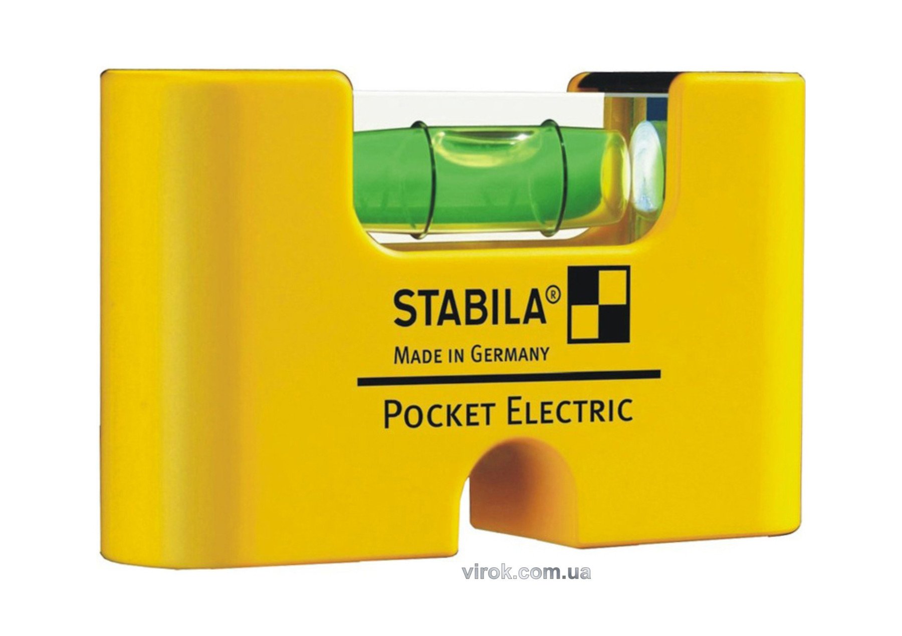 STABILA Рівень - міні Pocket Electric для електриків, магнітний: 7 х 2 х 4 см | 17775