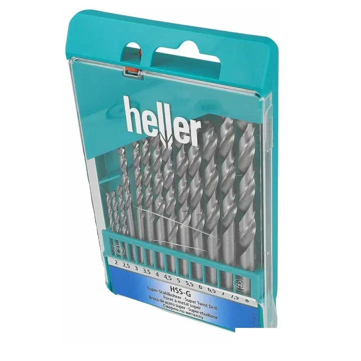 Heller Набор сверл по металлу HSS-Super 2 / 2,5 / 3 / 3,5 / 4 / 4,5 / 5 / 5,5 / 6 / 6,5 / 7 / 7,5 / 