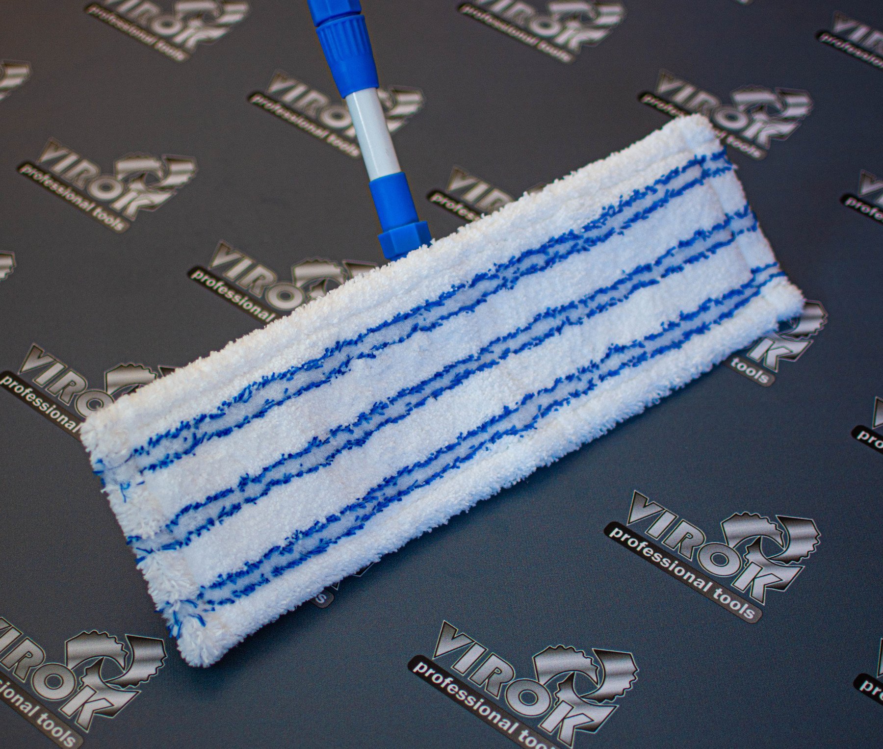 VIROK Насадка-моп для швабри універсальна : 40x10см (мікрофібра 700% поглинання) | 12V640