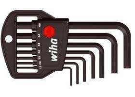 Wiha W06378 Набор шестигранных штифтовых ключей 7 шт (1,5 2, 2,5 3, 4 5, 6) в держателе Classic CrV