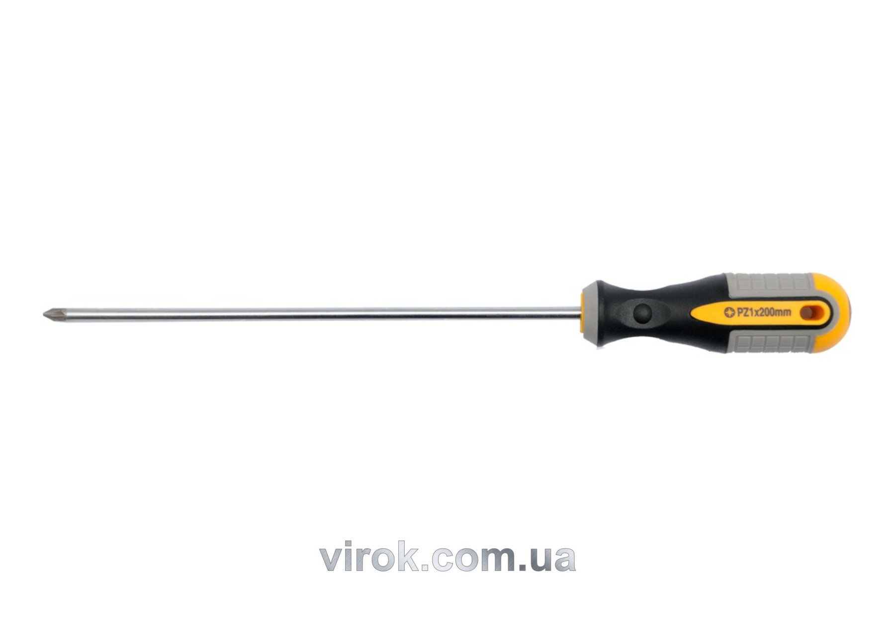 VOREL Викрутка хрестова : "Pozidriv" PZ1 х 75 мм. Cr-V  | 60933