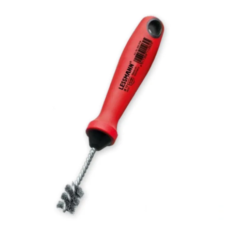 Щетка фитинговая D15х185х20 мм, для внутренней очистки Нержавеющая проволока 0.15 мм LESSMANN