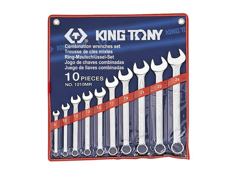 KING TONY Набор ключей комби 10шт. (8-24мм) | 1210MR