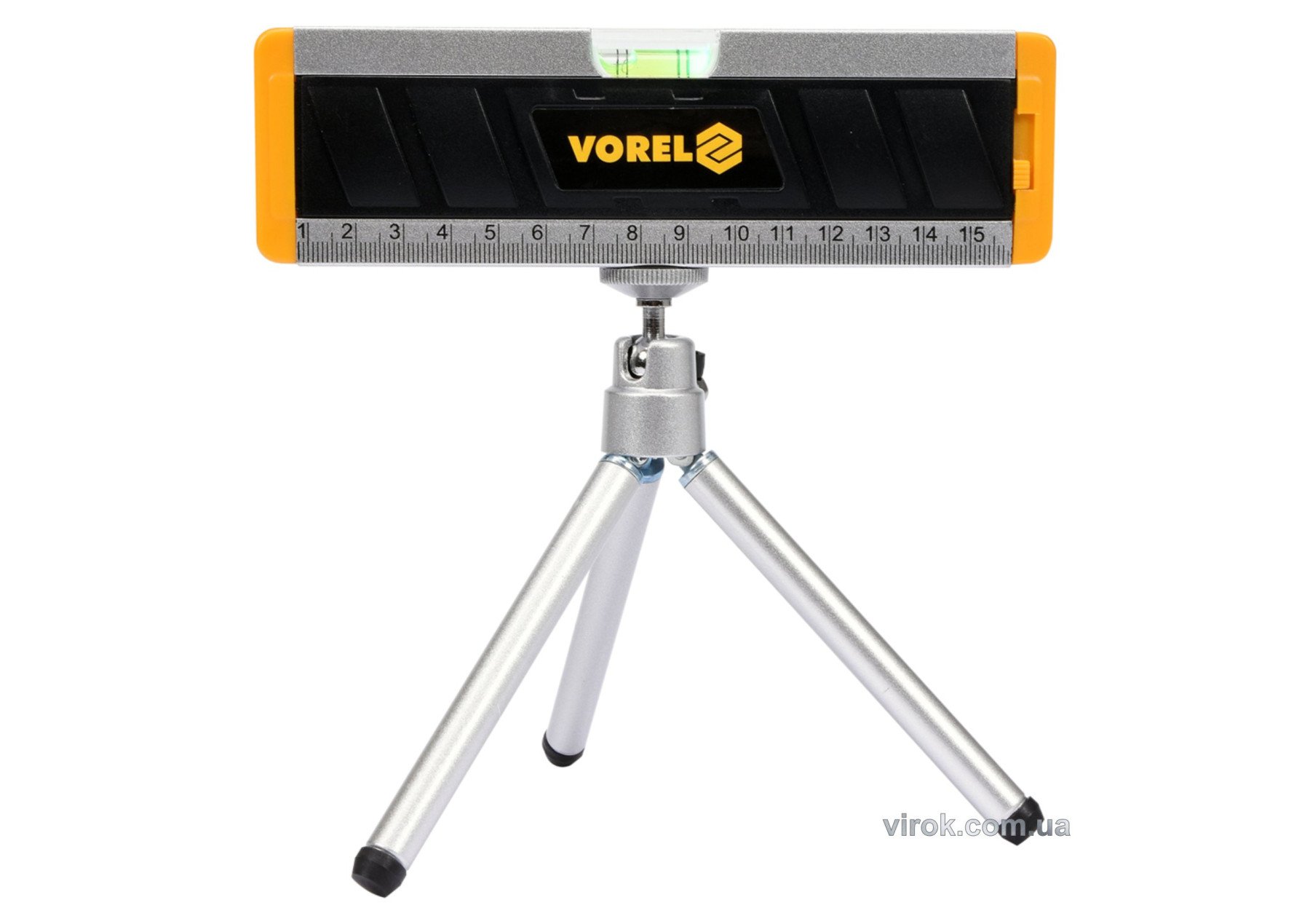 VOREL Рівень лазерний "міні" : L=170 мм, штатив  | 17560