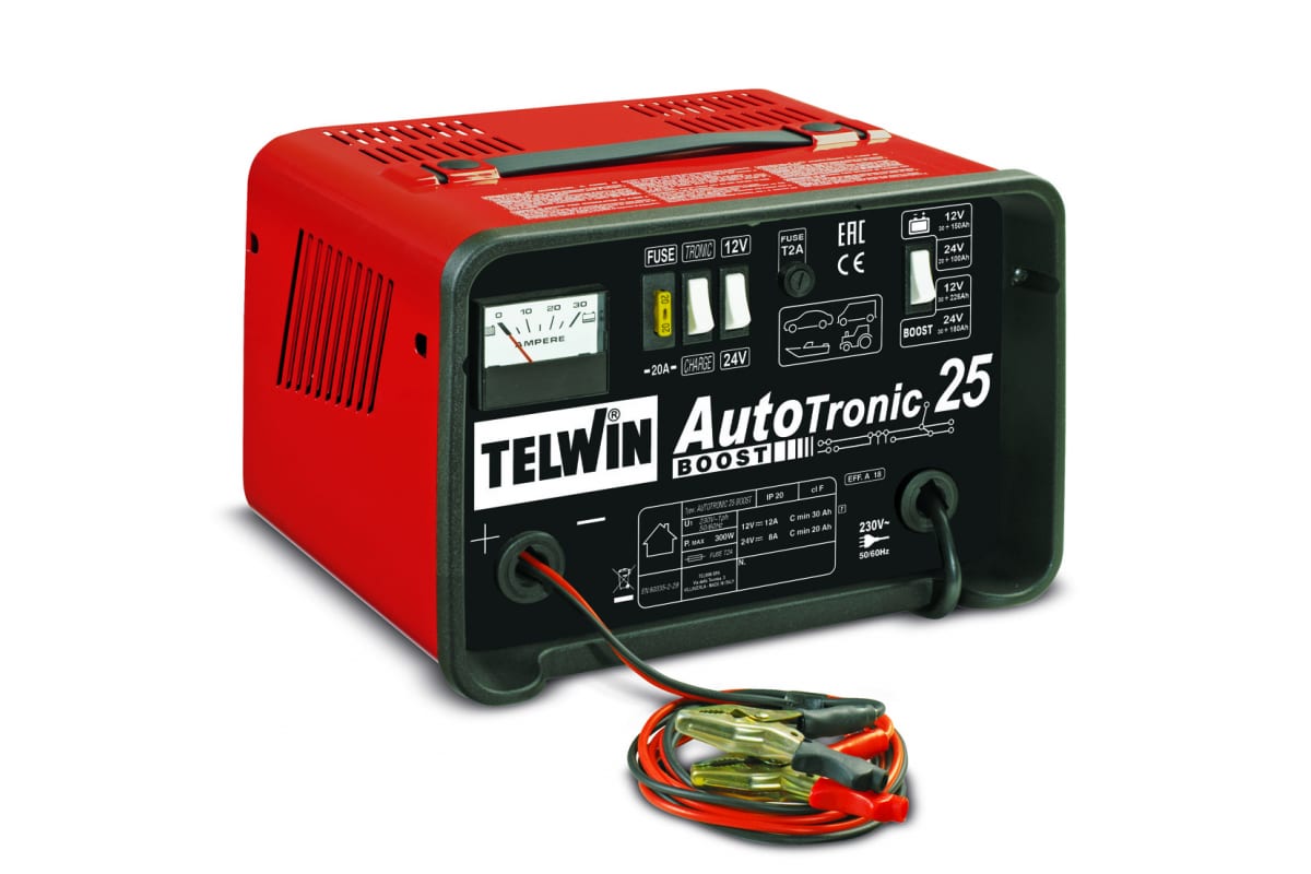 TELWIN Зарядное устройство Telwin AUTOTRONIC 25 BOOST 230V 12V/24V | 807540