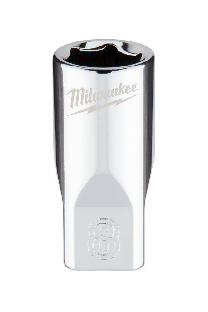 MILWAUKEE Головка хромована метрична 1/4'', 8мм | 4932478316